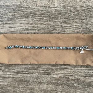 Or Paz NWT 7” blue stone sterling silver bracelet